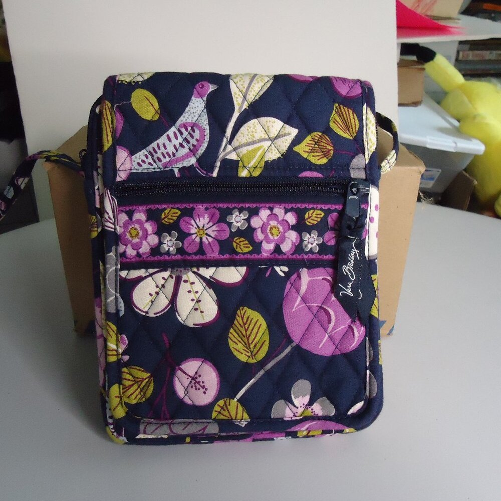 Vera Bradley Top Zip Hipster Crossbody Bag w/Cover Flap